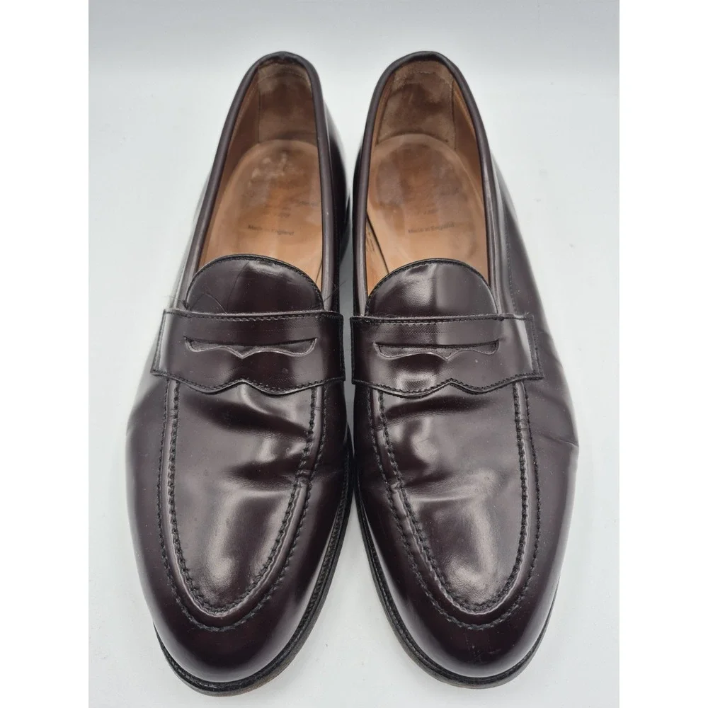 Men's Classic Penny Loafers in Dark Brown